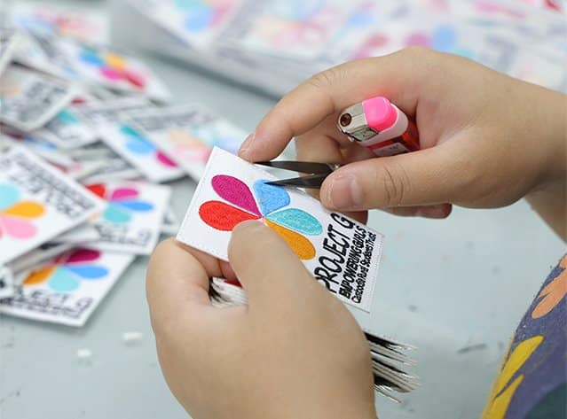 quality inspection for custom patches before shipping